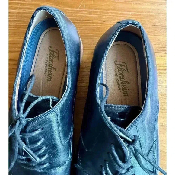 Florsheim Jackson Cap Toe Oxford Dress Shoes Men's Size 9.5 D, Black - Picture 3 of 7